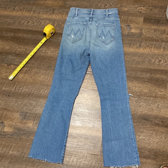 MOTHER THE HUSTLER ANKLE FRAY IN UNDERSTUDY HI RISE KICK FLARE BOOTCUT STRETCH - Picture 14 of 16